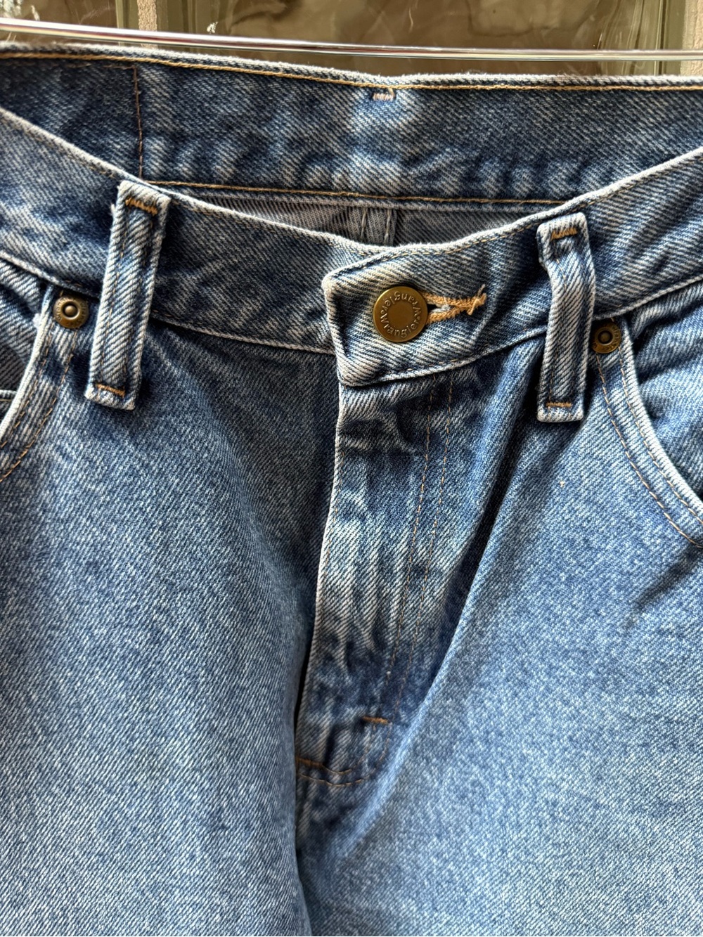 Vintage 96501 Wrangler Regular Fit Straight Leg Jeans - Picture 4 of 6
